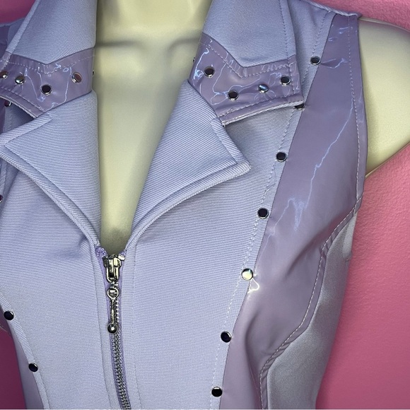 KITTY USA Vintage Western Vest & Skirt Set - Lavender - Size Small - Picture 5 of 16